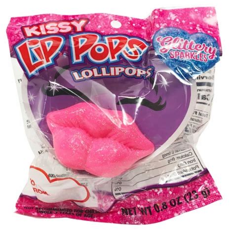 Flix Candy Kissy Lip Pops Lollipops 08 Oz Foods Co