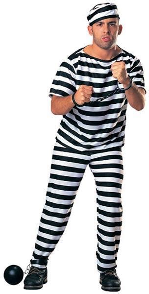 Prisoner Convict Costume For Adults By Rubies 55029 Karnival Costumes