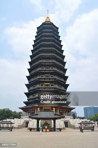 Pagoda Of Tianning Temple Changzhou Photos And Premium High Res