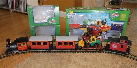 Lgb Lehmann Toy Train Starter Set 93755 Short Island With Extras