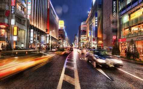 Japan Street At Night Photography Wallpaper Travel And World
