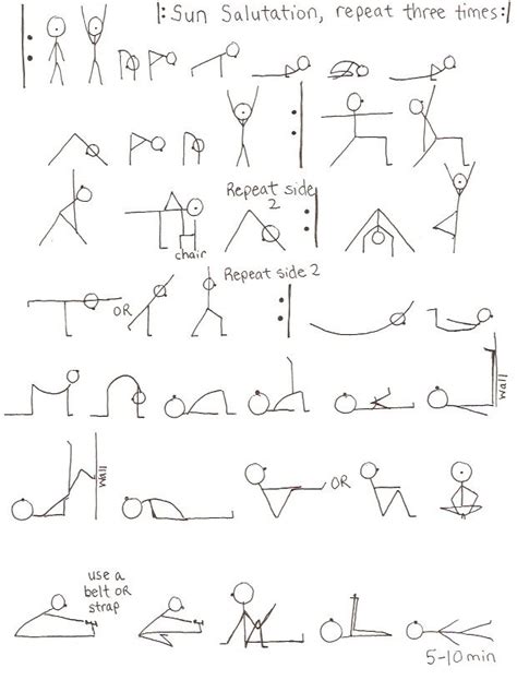 31 Best Yoga Stick Figures Images On Pinterest Yoga Poses Exercises