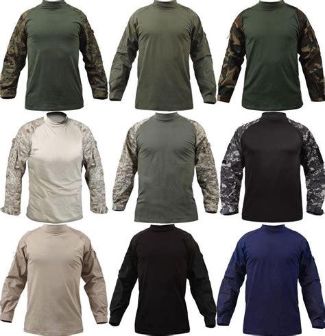 Long Sleeve Combat Shirt Heat Resistant Tactical Military Rothco EBay
