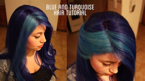 How To Dye Your Hair Blue And Turquoise Hair Tutorial