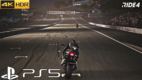 Ps5 Ride 4 Incredible Ultra High Night Graphics Gameplay Laguna