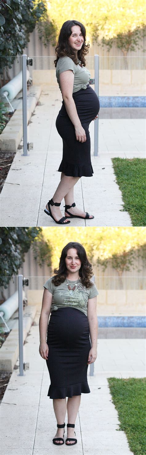 Ruched Maternity Skirt With Ruffle Hem Megan Nielsen Patterns Blog