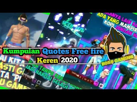Kumpulan quotes video ff keren bucin -part1 - YouTube