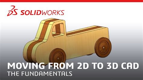 The Fundamentals Of Moving From 2d To 3d Cad Solidworks Youtube