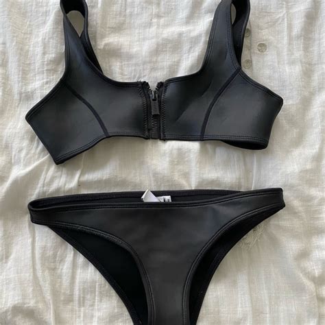 swim hoaka black bikini set poshmark