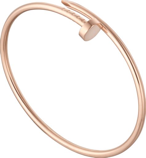 It is so light and comfortable but so chic. CRB6062517 - Bracelet Juste un Clou PM - Or rose - Cartier