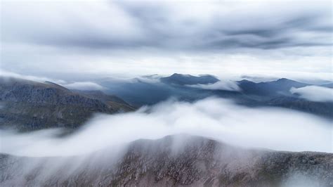 2560x1440 Cloudy Mountains 4k 1440p Resolution Wallpaper Hd Nature 4k