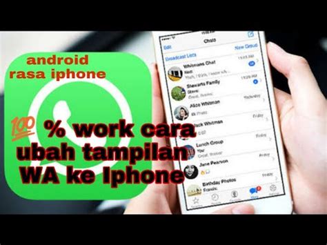 How to migrate whatsapp data from iphone to android. Tutorial mengubah tampilan chat WhatsApp ke iPhone - YouTube