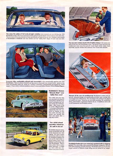 Studebaker 1955 Brochure Page 10 Picnic Blanket Outdoor Blanket