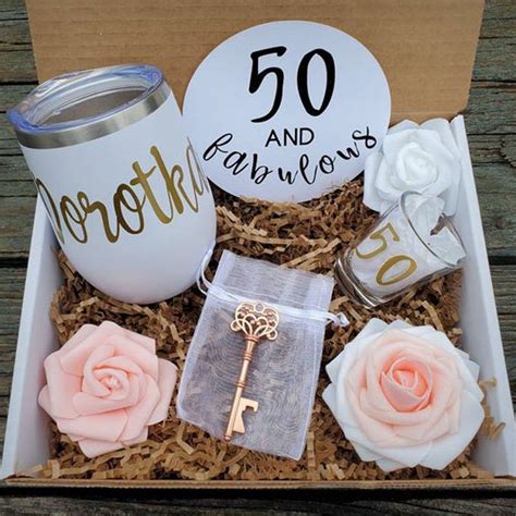From traditional flowers, jewelry and glassware gifts, to another great gift idea for the person turning 50 who has everything. 39 Heartfelt 50th Birthday Gifts for Women - Unique and ...