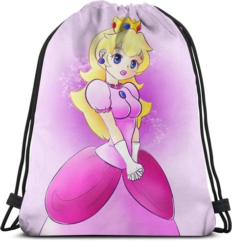 Princess Peach Lovely In Pink Sport Bag Gym Sack