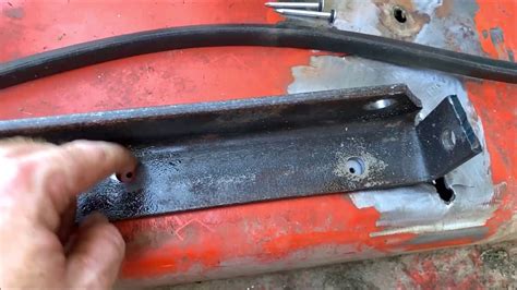 Fixing A Broken Mower Deck Torn Steel And Welds Using Minimal Or No