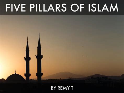 Five Pillars Of Islam By Remy Tyler