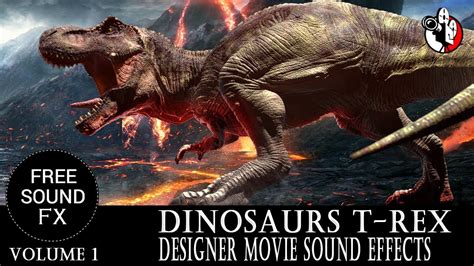 Dinosaur Sound Effects Pack Volume 1 T Rex Youtube
