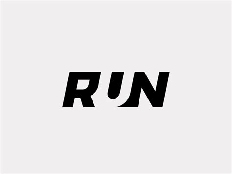 Run Logo Run Athletic Or Fast Running Logo Design Concept Sport