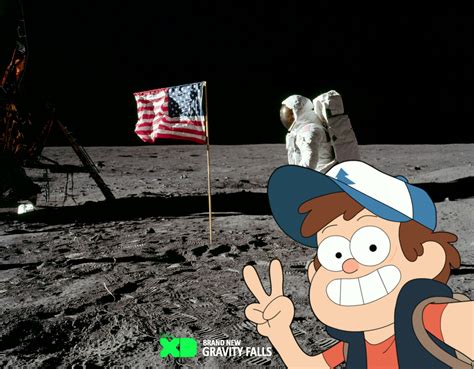 One Small Step For Insert Gravity Falls Pun Here Dipper Selfie Know Your Meme