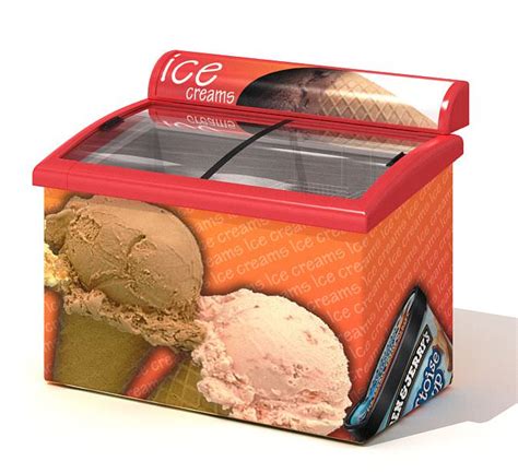 3d Ice Cream Freezer Cgtrader