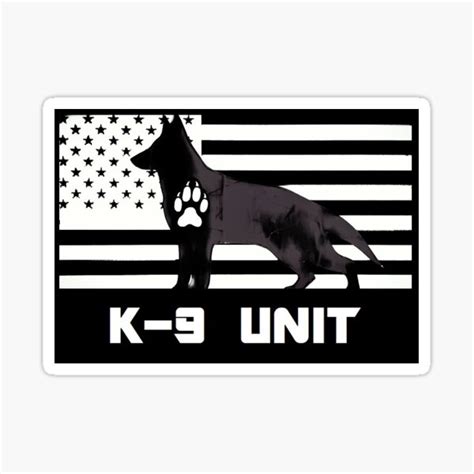 K9 Unit Sticker By Workingdogs Redbubble