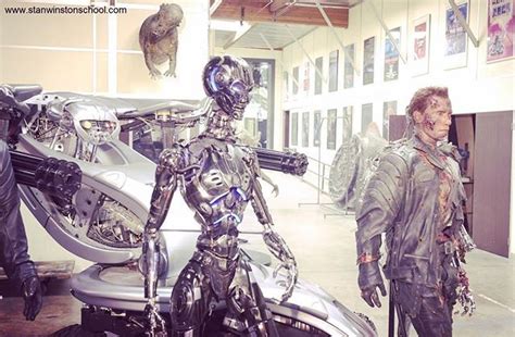 The Terminator T 1 T X And The T 800 At Stan Winston Studio Created