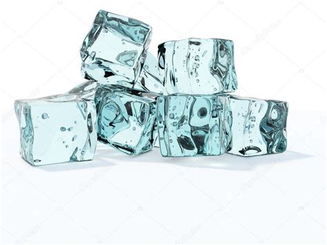 Blue Ice Cubes — Stock Photo © Mishchenko 2093366