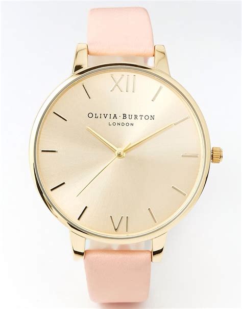 Pink Olivia Burton Big Dial Dusky Pink Watch At Asos Pretty Watches