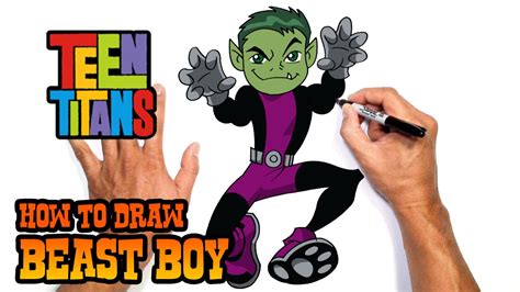 1 How To Draw Beast Boy Teen Titans