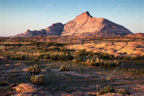 Desert Mountains At Sunset Stock Photo By ©petrichuk 5013971