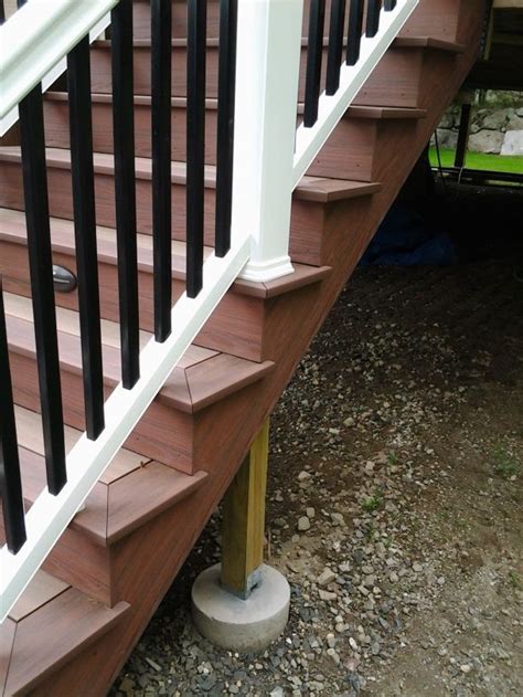 Trex Stairs Deck Stair Railing Patio Stairs Entryway Stairs Front