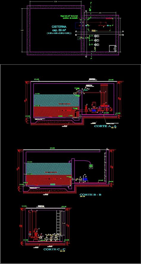 Cistern Details Dwg Section For Autocad Designs Cad Free Hot Nude My