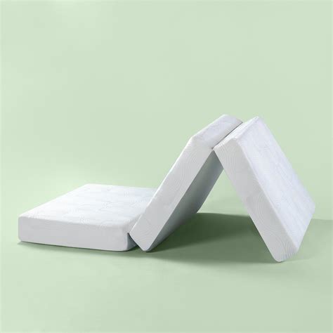 Zinus Gel Memory Foam 5 Inch Tri Fold Comfort Portable Folding Floor