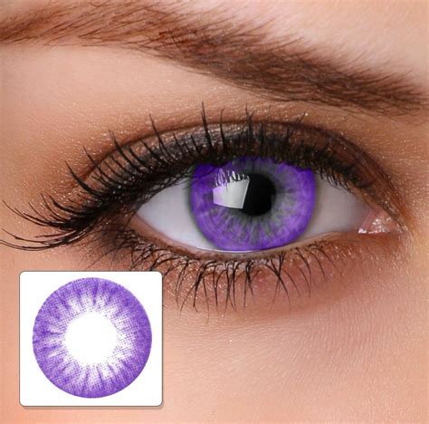 Lavender Contact Lens Beautiful Olhos Maravilhosos Olhos Bonitos Lentes De Contato
