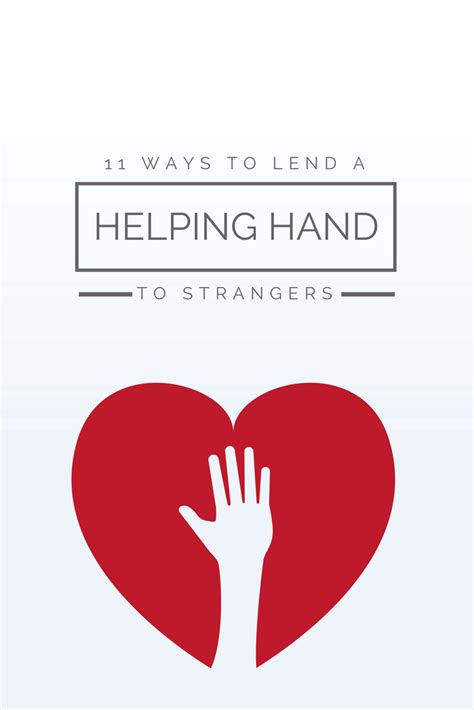What are another words for lend a helping hand? 11 Ways to Lend a Helping Hand to Strangers | Hirschfeld