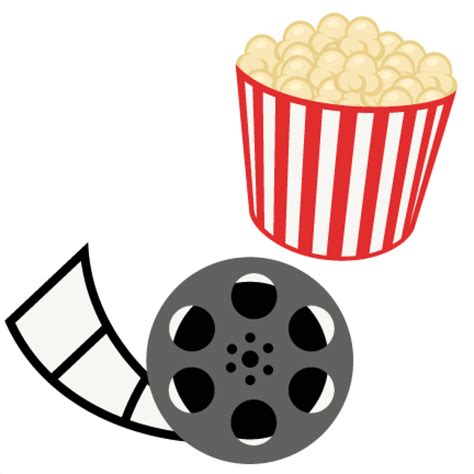 Download Free Clipart Popcorn Popcorn Movie Reel Movie Night - Transparent Background Popcorn ...