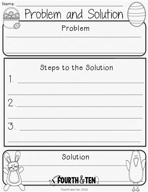 Graphic Organizer Problem And Solution Worksheets 99worksheets