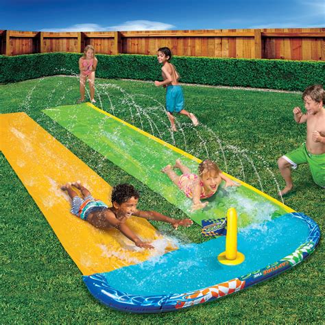 Buy Banzai 16ft Long Water Slide Capture The Racing Slide For Kids