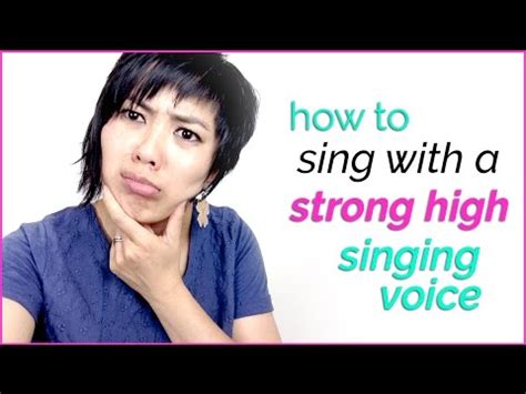 This isn't always the case. How to sing high notes without straining your voice | Doovi