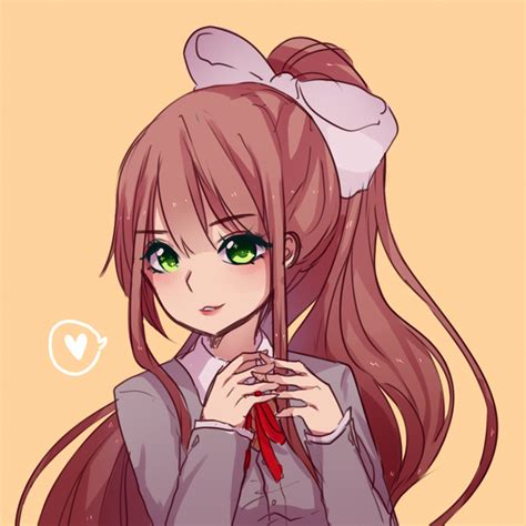 Monika Computergames Literature Club Literature Anime