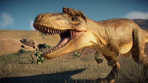 Albertosaurus Stalks Large Herd Cretaceous Canada Cinematic 4k Jurassic World Evolution 2