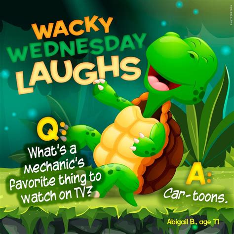 Enjoy This Weeks Edition Of Wacky Wednesday Laughs Featuring Jokes