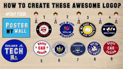 13 How To Create Awesome Logos Using Postermywall Youtube