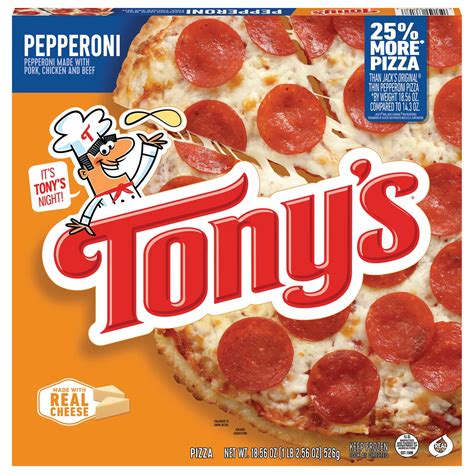 Tonys Frozen Pizza Pepperoni Shop Pizza At H E B