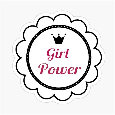 Girl Power Sticker Von Patcy Geschenke Zum Geburtstag Geschenke