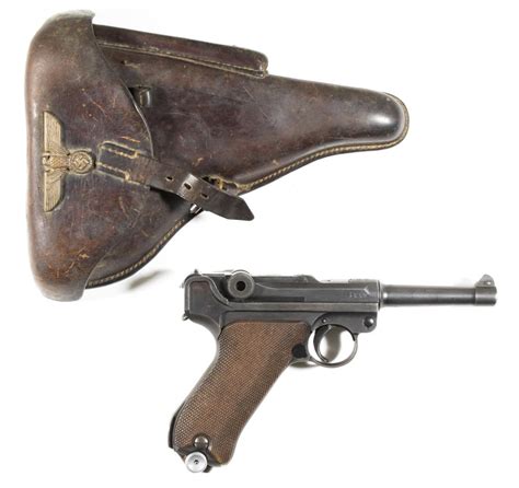 Sold Price DWM 1918 1920 PO8 LUGER WITH NAZI HOLSTER December 3