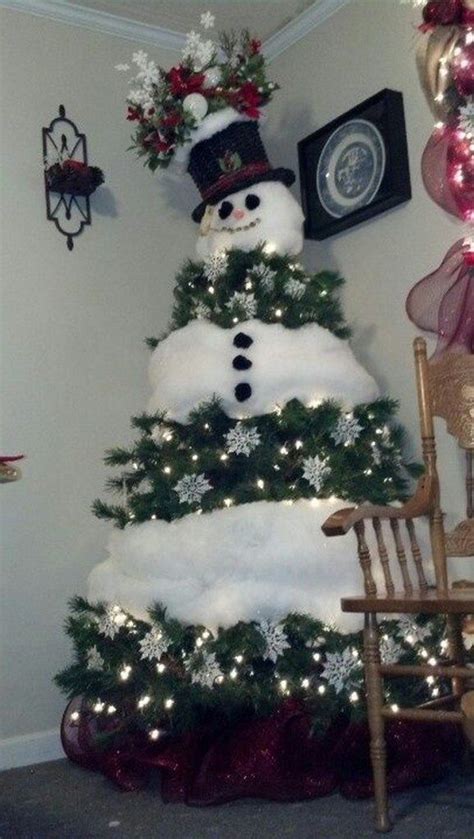 Make A Snowman Out Of A Christmas Tree Craft Projects For Every Fan
