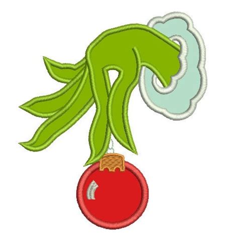 Grinch Stole Christmas Applique Machine Embroidery Design Etsy