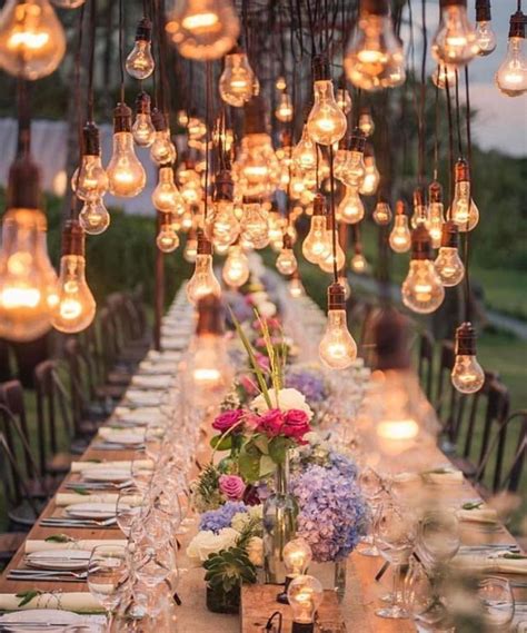 Table ideas | Wedding decorations, Wedding, Wedding lights